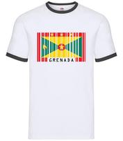 Grenada Flag - Mens Ringer - Grenadian St George's Flags Country Love S