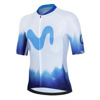 TDF Movistar Team Cycling Jersey 2026 Set Short Sleeve Blue Clothing Road Bike Shirts Suit Bicycle Bib Shorts MTB Maillot Ropa XS（old）