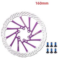 G3 Bike Disc Brake Rotor Corrosion Resistant Durable 160/180/203mm Suitable for Road Bike Urban Commute Cycling purple160mm