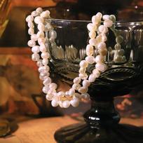 Double-Sided Light 5-6mm Pearl Double Circle Necklace Luxurious Design Classic Necklace Gift for Wife Women Jewelry GN0855