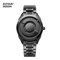 EUTOUR Concept Magnetic Levitation Sci-fi Concept Watch, Stainless Steel Strap Magnetic Watch E034 gray