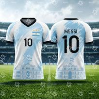 2026 Argentina Fan Gift Messi No. 10 Football Jersey Summer Sports Men's T-Shirt Children's Clothing Tee Woman Cycling Jersey L