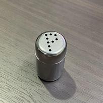 Portable Mini Stainless Steel Salt & Pepper Shaker Bottle with Lid - Moisture & Leak-Proof for Camping, Lunch, Picnic