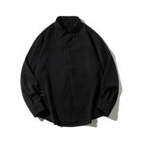 Men's Shirt Men's Design Niche Salt Vintage Shirt Ins Tide Shirt Fashion Long Sleeve Shirt M