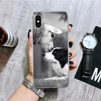Border Collie Clever Phone Case For iPhone 11 12 13 14 Pro XS XR X Max 7 8 6 6S Plus Mini + 5 SE Pattern Customized Coque Cover iPhone 7 Plus gray
