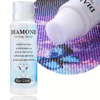 Diamond Art Sealer 5D Diamond Art Painting Glue Permanent Hold Conserver Puzzle Glue Diamond Puzzle Accessories and Tools One Size gray