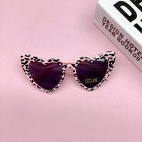 Fashion Cute Love Children'S Sunglasses Leopard Print Trendy Children'S Baby Sunglasses Sunshade Eye Protection Glasses black