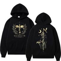 Basgiath karo koledžas Ketvirtasis sparnas Hoodie Vyrams Moterims Mada Retro Drakono raitelis Palaidinukė Drabužiai Per dydį Hoody S black