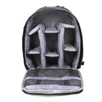 Outdoor Small DSLR Digital Camera Video Backpack Water resistant Multi functional Breathable Camera Bags Grey