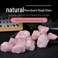 Natural Rose Quartz Aromatherapy Diffuser Stone for DIY Landscaping, Jade, Fish Tanks, and Flower Pots 3-5cm 100g white
