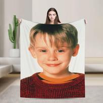 Movie Home Alones Battle Plan Plush Blanket Christmas Flannel Throw Blanket Chair Warm Soft Design Quality Bedspread Gift Idea 30x40in