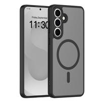 Skirta Samsung Galaxy S25 FE dėklas Matinis PC+TPU Atsparus pirštų atspaudams Lygus prisilietimas Pusiau permatomas dangtelis skirtas Galaxy S25 Galaxy S25 FE