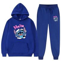 2026 Hello Hip Hop Set Fashion Sports Hoodie Casual Sports Wear Autumn/Winter Men's and Women's Set S