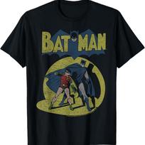 DC Comics Batman Vintage Spotlight T-Shirt S įvairiaspalvis