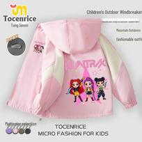K-pop Demon Hunters Kids' Windbreaker – Witch Hunter Autumn/Winter Windproof Jacket 160cm