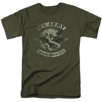 26 U.S. Army Union Eagle T Shirt Mens Licensed USA Military Tee Military Green Unisex T-Shirt XXXL