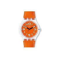 Swatch Unisex 44 mm oranžinis laikrodis SUDK102 SUDK102 Orange