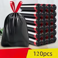 10 Rolls, 120 Bags Per Pack, 6 Liters, Thickened Leak-Proof Drawstring Garbage Bags, for 3.17gal Garbage Bins,for Home, Office, Kitchen, Bathroom 120pcs
