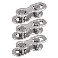 3Pairs Bicycles Missing Link Road Bike Chain Connector Lock Reusable Bike Chain Link  Quick Split Chain Repair Links