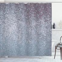 Glitter Dot Shower Curtain, Modern Small Tiles Shape, Simple Classical Design, Waterproof Cloth Fabric Bathroom Curtains W60H190(CM)-1 Pcs