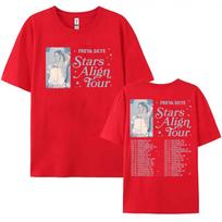 Freya Skye Stars Align Tour 2026 Tshirt Cotton Short Sleeve Loose Women Tees Singer Fashion Design Graphic Tshirts Print Merch S