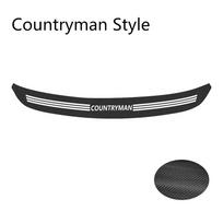 Car Rear Bumper Trunk Sticker Load Edge Protector Guard Trim Carbon Fiber Union Jack Decoration For MINI Cooper R60 Countryman