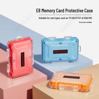 Large Capacity, Moisture & Drop-proof SD/TF Card Storage Case Sky Blue
