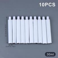 10 vnt. tušti aliuminio dažų tūbelės 30/60/100 ml dažų tūbelės dažams laikyti Akriliniai vandens spalvos Gouache Aliejiniai dažai Ir dažų gamybai gray