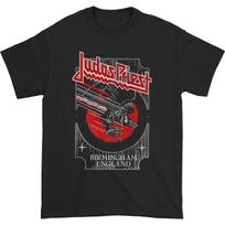 Judas Priest Silver and Red Vengeance Slim Fit T-shirt High-end Luxury Is for Both Men and Women Top Y2k 2026 Summer XXXL
