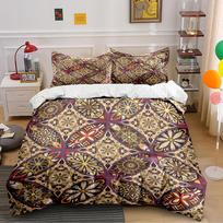Vintage Mandala Pattern Bedding Set Bedding set (1 duvet cover, 2 pillowcases, duvet not included) 135x200cm