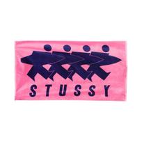 Stussy Surfman Beach Towel Pink ONE SIZE