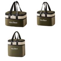 Portable Lunch Insulation Bag Aluminum Foil Insulated Food Bag Picnic Tote Lunch Carrier  Outdoor SET