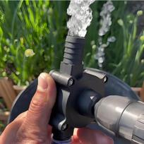 Small Electric Drill Pump Heavy Duty Self-priming Liquid Transfer Pump Portable High Quality Self Suction Centrifugal Pump (Black,3V&CN)