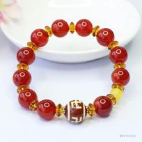 2026 Wanzi Tibet Beads Agate Bracelet Tibetan Ethnic Style Factory  Generation S3102402 Multi about 12-13mm