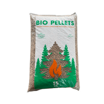 Nesertifikuotos medžio pjuvenų granulės, 15 kg