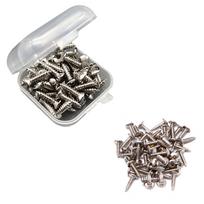 50Pcs Electric Guitar Bass Protective Plate Screws Metal Pick Guard Scratchplate Screws Guitar Repair Accessories sidabras