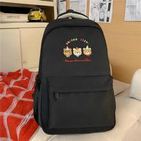 Women's Light Campus Large Capacity Backpack Junior Senior High School Student Schoolbag