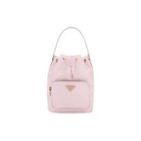 Prada Duet Bucket Shoulder Bag Rose Women Shoulder_bags Pink 1BH038-RV44-F0E18 Basic Set (Bag+Dust Bag)