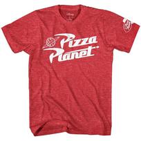 Žaislų istorija Pizza Planet pristatymo logotipas Disney suaugusiųjų marškinėliai Unisex marškinėliai XXXXL red