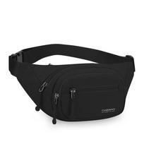 Adjustable Strap Waist Bag – Multi-Pocket Design for Commuter Outdoor Sports & Travel Use