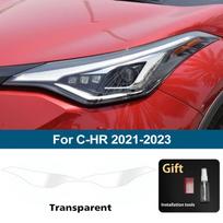 For Toyota C-HR 2026-2026 Smoke Black Anti-Scratch High-Gloss Auto Headlight Protective Film Pre Cut Car Vinyl Wrapping Film For C-HR 21-23 CLR