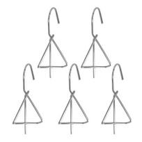 Terakotos gėlių vazonų pakabukai Kabliukai moliniams vazonams Nerūdijančio plieno terakotos vazono laikiklis Augalų pakabukas tvorei, sienai, lauko, vidaus dekoravimui 5pcs A
