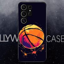 Basket Basketball Phone Case For Samsung S25 Edge Ultra S23 S22 S21 S20 Ultra Plus S24 Fe A54 A53 A25 Glass Cover Samsung S24 FE