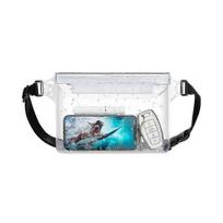 Waterproof Phone Pouch Clear Cellphone Dry Bag with Waist Strap Essentials for Cruise Travel Beach Pool