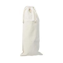Functional Efficient Cotton Linen Multipurpose Drawstring Bag for Storing Baguettes Dry Foods Household Kitchen Storage