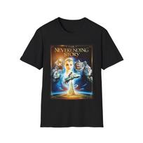 Amžinoji istorija Marškinėliai Retro Filmo Plakatas Marškinėliai Amžinoji Istorija T-shirt Unisex Marškinėliai XL