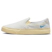 Nike Court Legacy Slip On Patogūs kvėpuojantys žemi krepšinio/riedlenčių bateliai Moteriški kedai Balti FJ5442-133 39