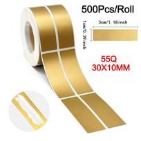 500/1000pcs/Roll Silver Gold Scratch Off Stickers DIY Scratch Stickers  Party Activity Use B-500Pcs/Roll