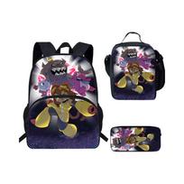 Print Kids Backpack, Lunch Bag & Pencil Case Set - School Supplies 3-Piece One Size