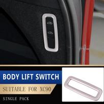 Carbon Fiber Style Lift Switch Button Decoration Stickers for Volvo XC90 2015-2020 Interior Trim One Size